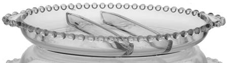 Candlewick Clear (Stem 3400) 11" Oval 3 Part Celery/Relish