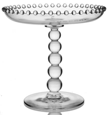 Candlewick Clear (Stem 3400) 5 Bead Stem Compote