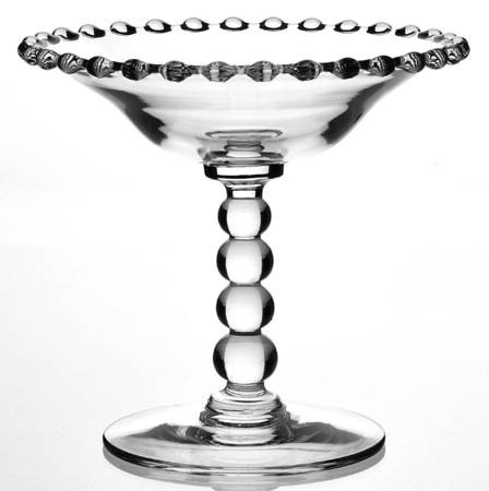 Candlewick Clear (Stem 3400) Round Compote (Height X Width)