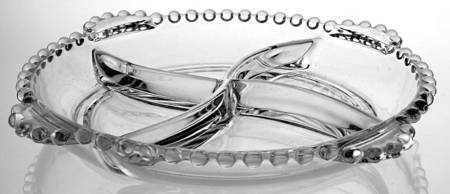 Candlewick Clear (Stem 3400) 10" Round 4 Part Relish
