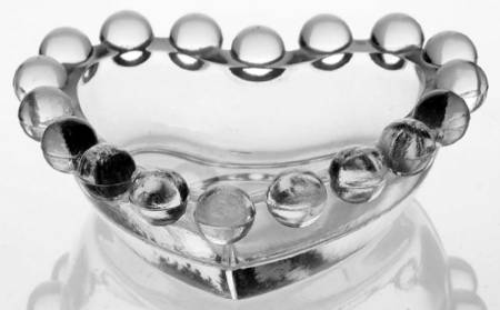 Candlewick Clear (Stem 3400) Mint Heart