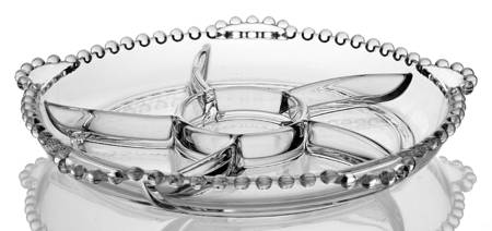 Candlewick Clear (Stem 3400) 10" Round 6 Part Relish