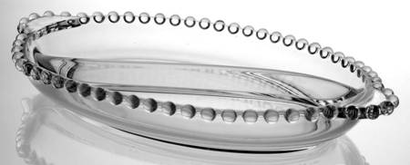 Candlewick Clear (Stem 3400) 11" Oval 2 Part Relish