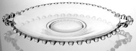 Candlewick Clear (Stem 3400) 7" 2 Handled Plate