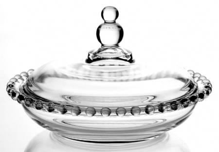 Candlewick Clear (Stem 3400) Candy Dish & Lid