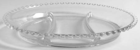 Candlewick Clear (Stem 3400) 10" Round 3 Part Relish