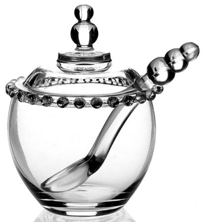 Candlewick Clear (Stem 3400) Marmalade W/Lid & Ladle