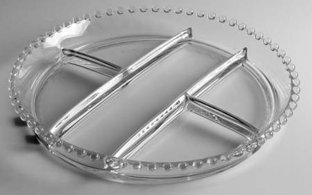 Candlewick Clear (Stem 3400) 13" Round 5 Part Relish