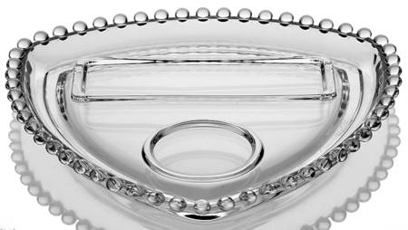 Candlewick Clear (Stem 3400) Heart Shape Tray