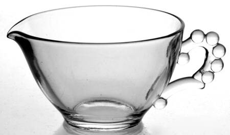 Candlewick Clear (Stem 3400) Question Mark Handle Creamer