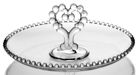 Candlewick Clear (Stem 3400) Cupped Fruit Tray with Center Handle