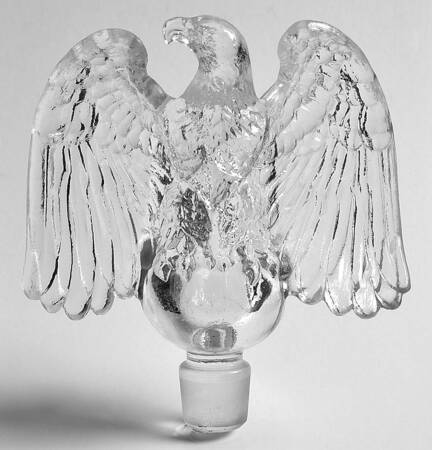 Candlewick Clear (Stem 3400) Eagle Adapter with Candle Cup