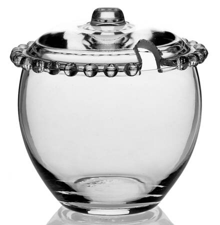 Candlewick Clear (Stem 3400) Marmalade W/Bump Final Lid