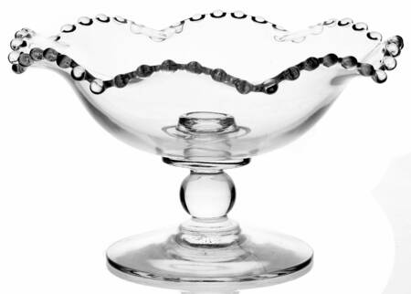 Candlewick Clear (Stem 3400) Crimped Comport