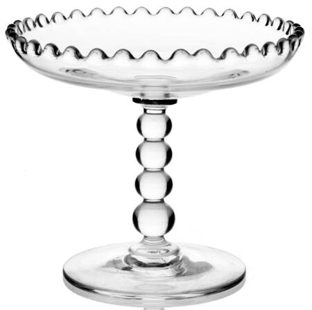 Candlewick Clear (Stem 3400) Round Compote (Height X Width)