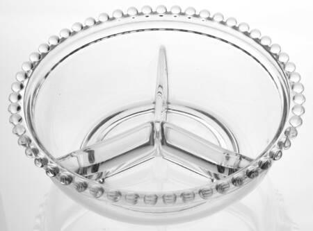 Candlewick Clear (Stem 3400) 3-Part Candy Box No Lid