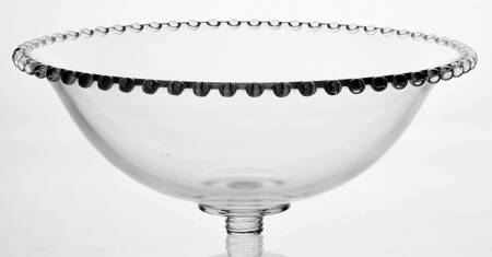 Candlewick Clear (Stem 3400) 9" Screw Peg Bowl (Needs Silver Base)