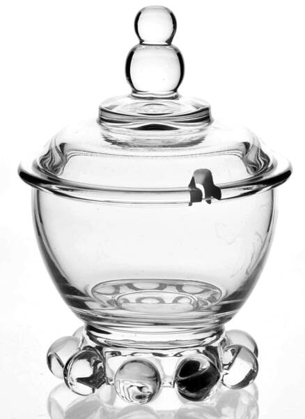 Candlewick Clear (Stem 3400) Mustard & Lid