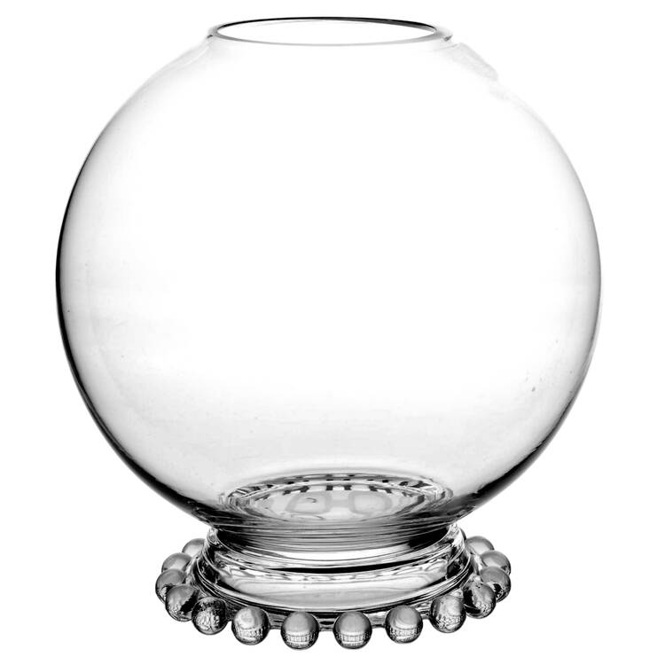 Candlewick Clear (Stem 3400) Footed Rose Bowl