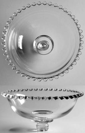 Candlewick Clear (Stem 3400) 5" Screw Peg Nappy Bowl
