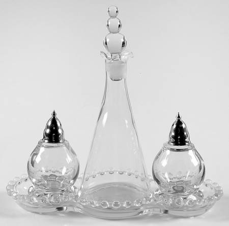 Candlewick Clear (Stem 3400) (4 Piece) Condiment Set