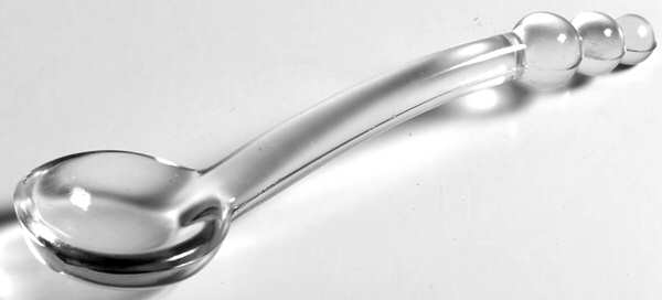 Candlewick Clear (Stem 3400) 4" 3 Bead Marmarlade/Mayo Ladle