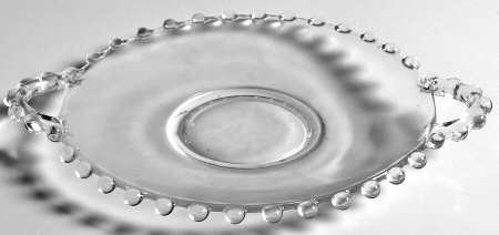 Candlewick Clear (Stem 3400) 8" Handled Plate/Underplate