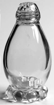 Candlewick Clear (Stem 3400) Shaker & Plastic Lid