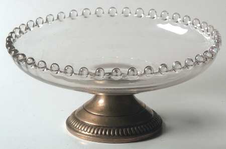 Candlewick Clear (Stem 3400) 6" Screw Peg Nappy Bowl