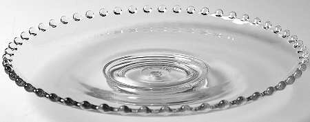 Candlewick Clear (Stem 3400) 2 Tier Serving Tray Bottom Plate Only