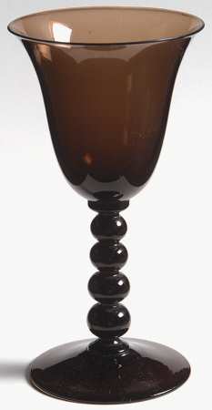 Candlewick Brown Wine Glass