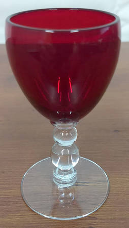Candlewick Red (Stem 3800) Cordial Glass