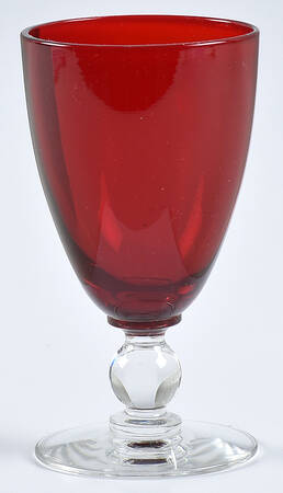 Candlewick Red (Stem 3800) 4 Oz Footed Tumbler