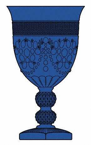 Chroma Blue by Imperial Glass-Ohio