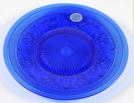 Chroma Blue Luncheon Plate