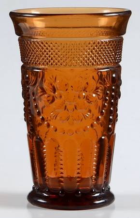 Chroma Amber Flat Juice Glass