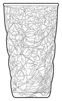 Crinkled Clear