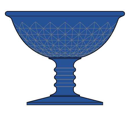 Diamond Quilted Blue by Imperial Glass-Ohio