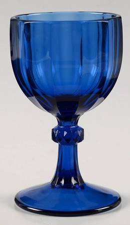 Essex Blue Wine Glass