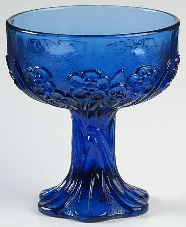 Flower Fair Blue Champagne/Tall Sherbet