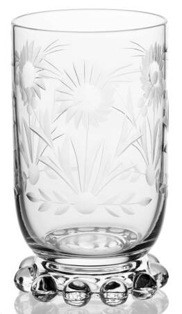 Floral (Cut) Flat Tumbler