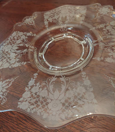 Garden Arbor Square Footed Cake Plate