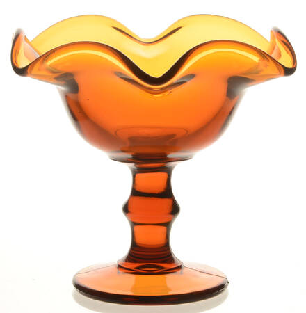 Hoffman House Amber 5" Height Open Compote