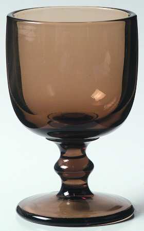 Hoffman House Brown Wine Glass