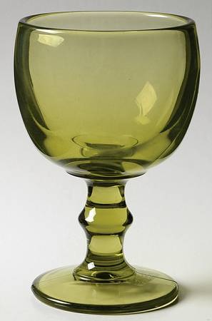 Hoffman House Green Tall Water Goblet