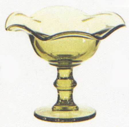 Hoffman House Green 5" Height Open Compote
