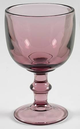 Hoffman House Purple (Ohio) Tall Water Goblet