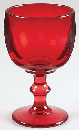 Hoffman House Ruby Tall Water Goblet