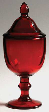 Hoffman House Ruby Candy Jar & Lid