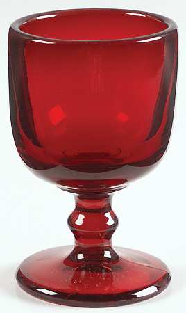 Hoffman House Ruby Wine Glass